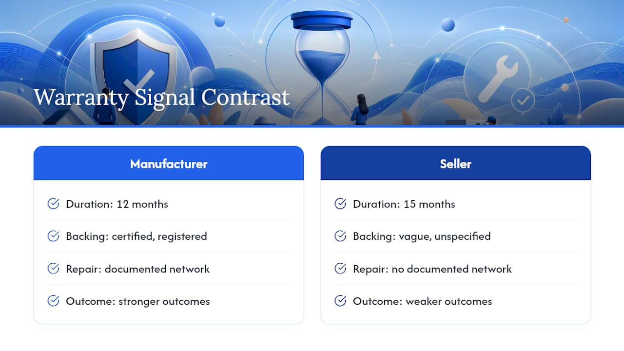 How We Weigh Warranty Signals When Hunting Refurbished Deals — overview diagram
