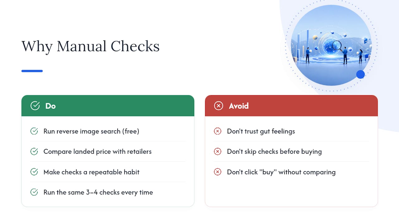 Why Manual Checks Still Beat Guessing — overview diagram