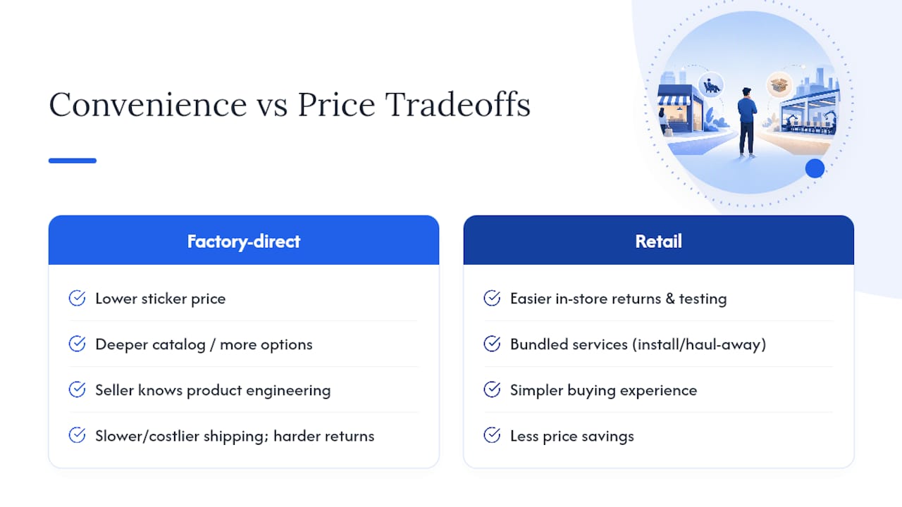 Weighing Convenience Against Price: The Real Tradeoffs — overview diagram