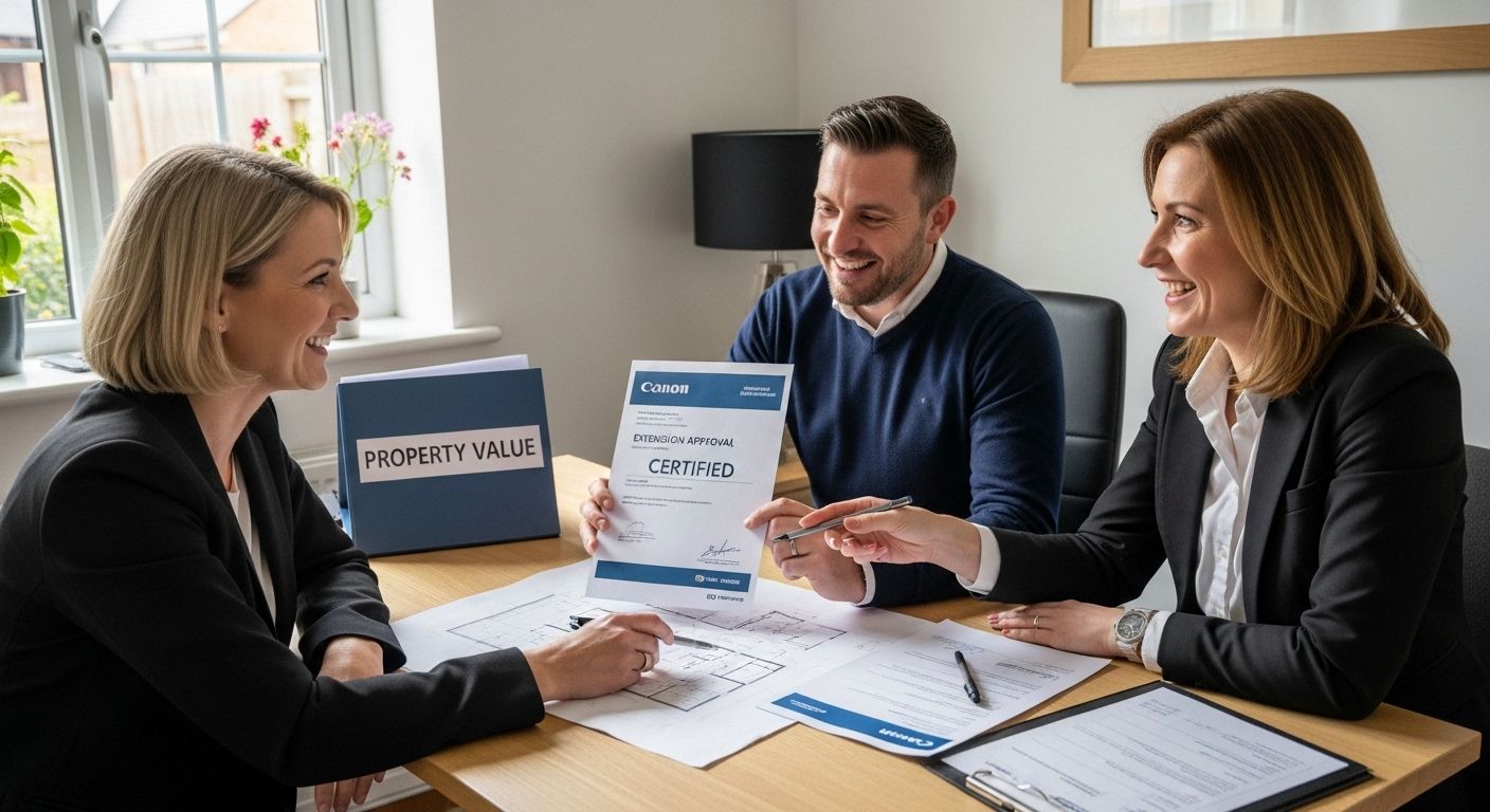 home extension approval value