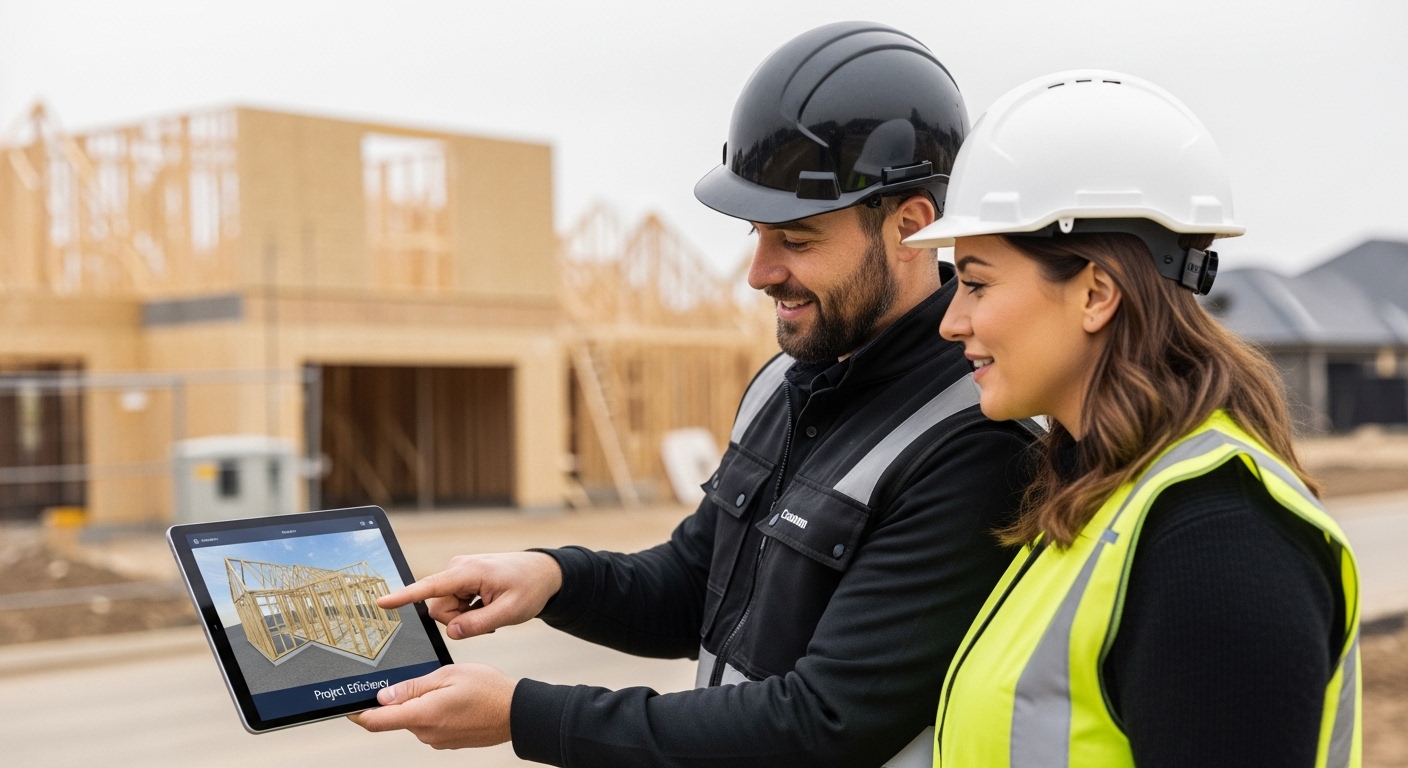 BIM on site homebuilding
