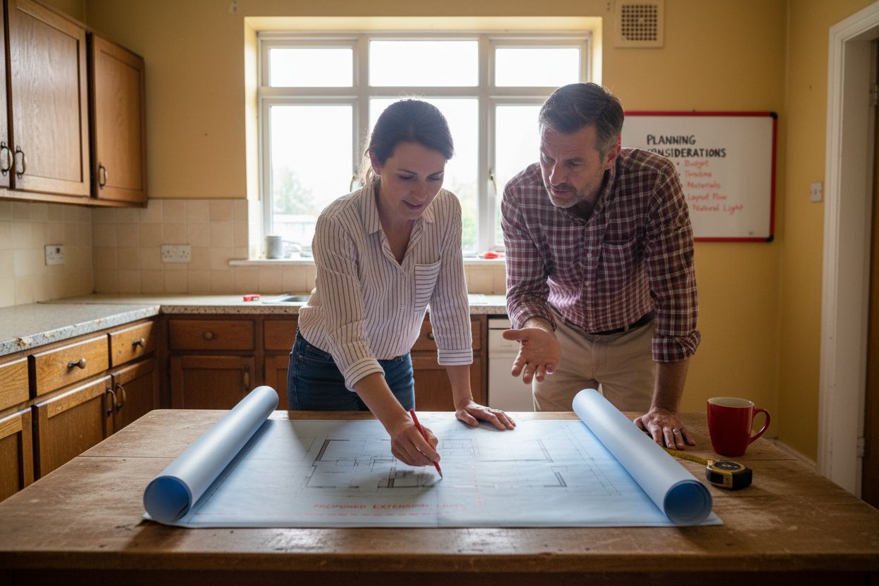 kitchen extension planning architect