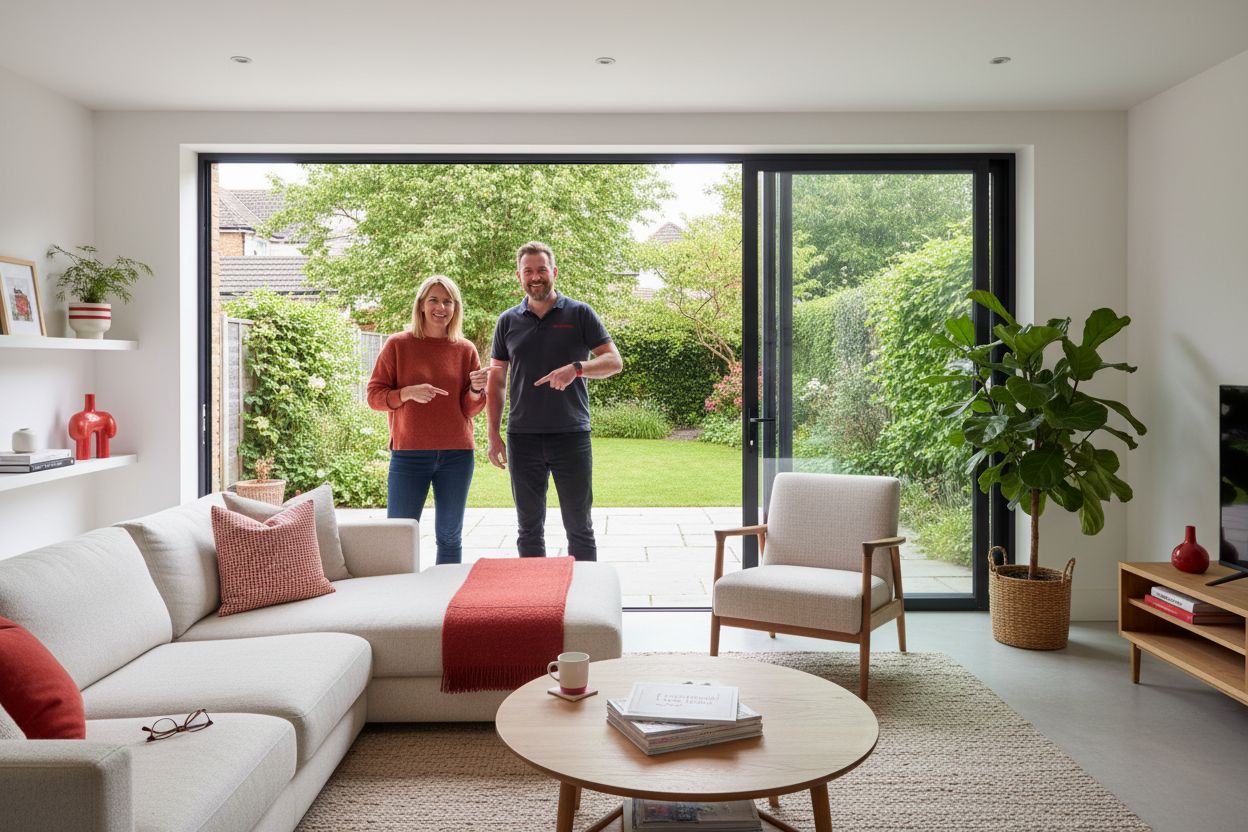London rear extension finished