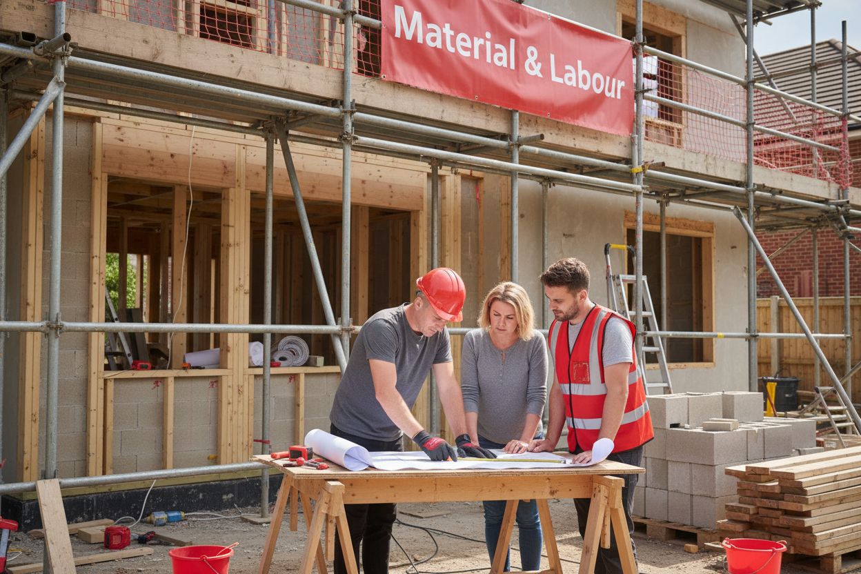 extension cost materials labour