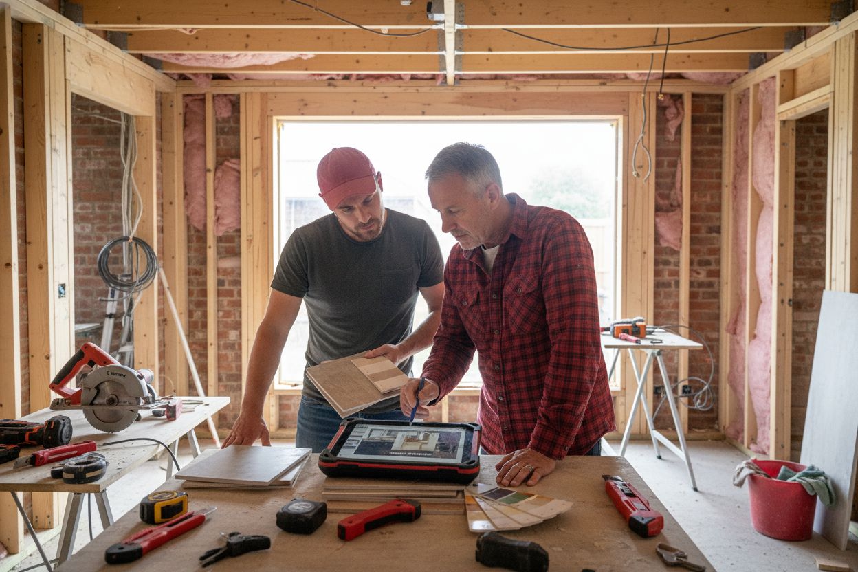 kitchen extension materials selection