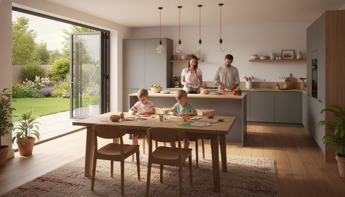 modern extension kitchen