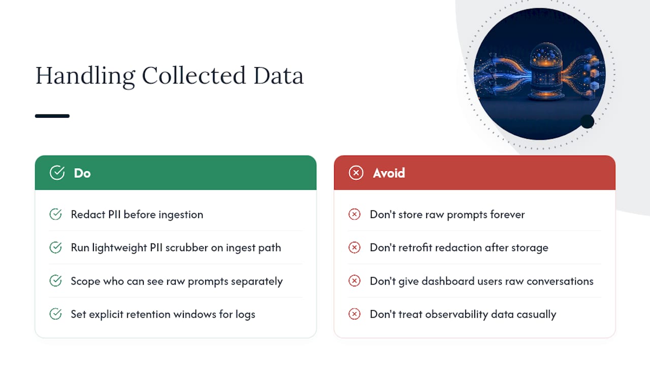 Handling the Data You're Now Collecting — overview diagram