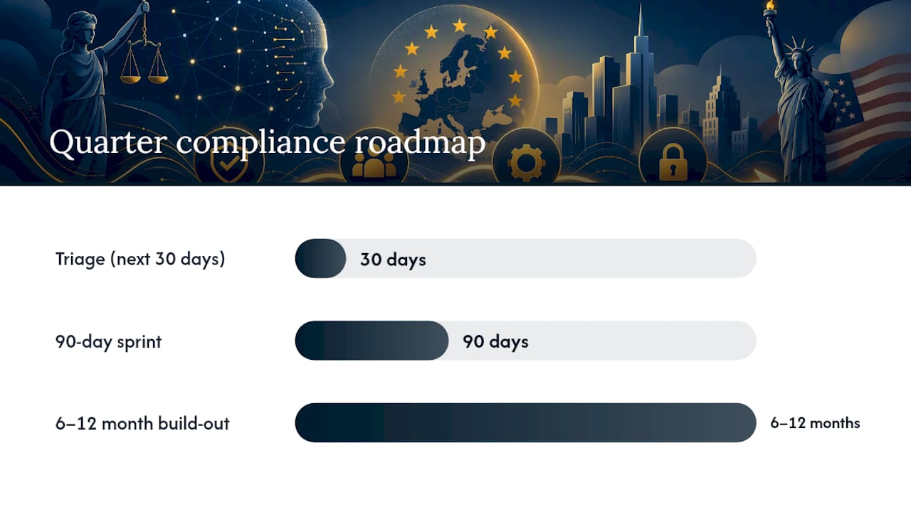 Building a Compliance Roadmap: What to Do This Quarter — overview diagram