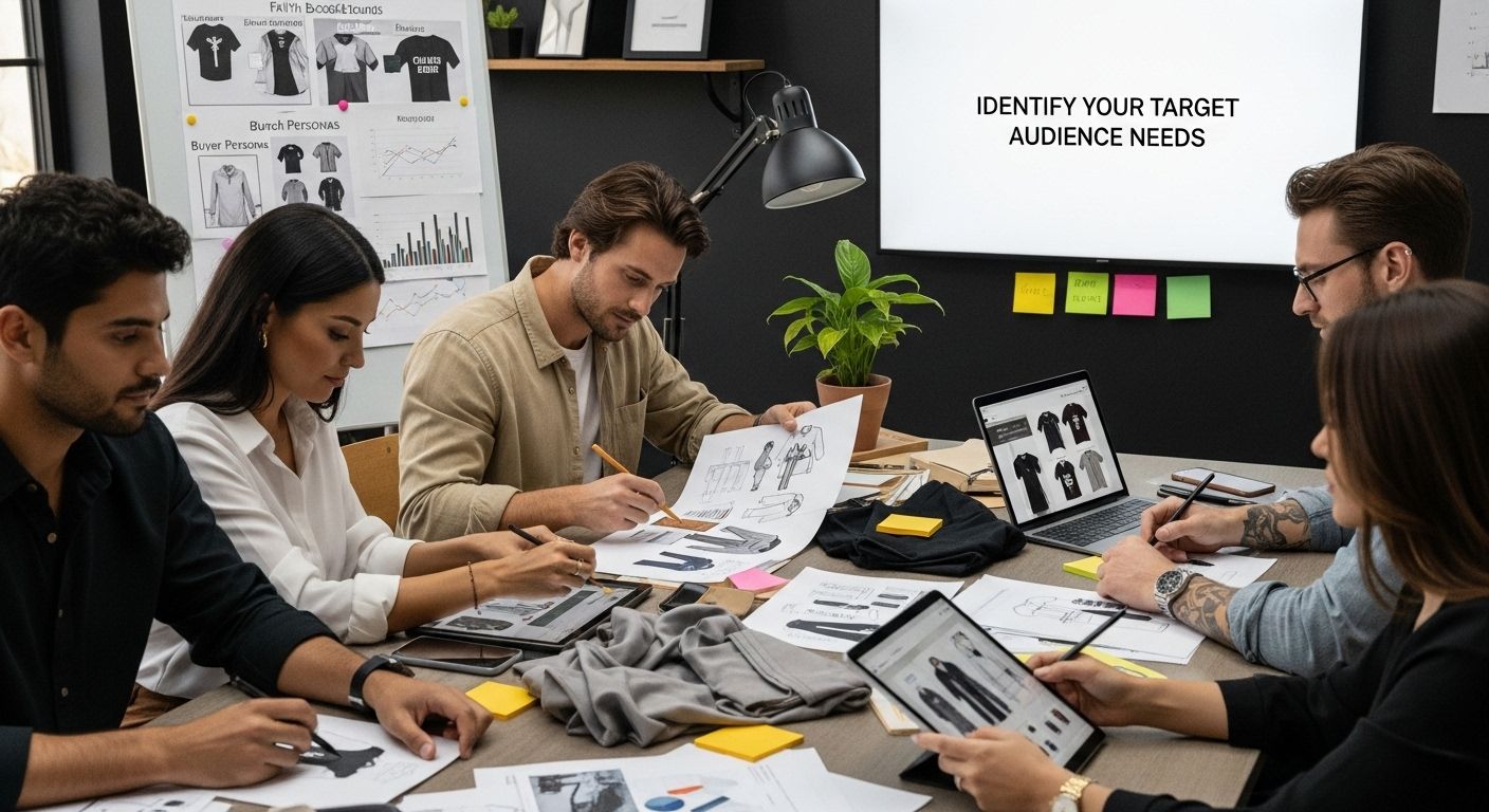 catholic apparel workflow audience research
