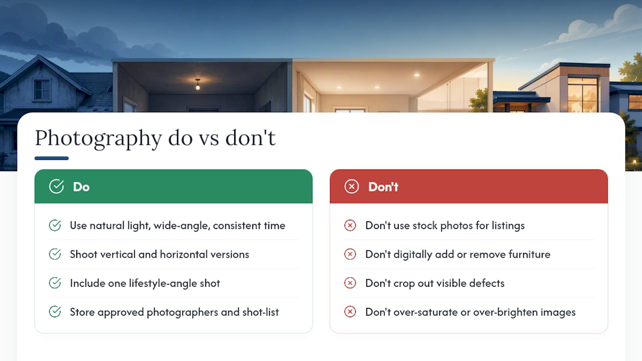 What Makes Real Estate Photography On-Brand? — overview diagram