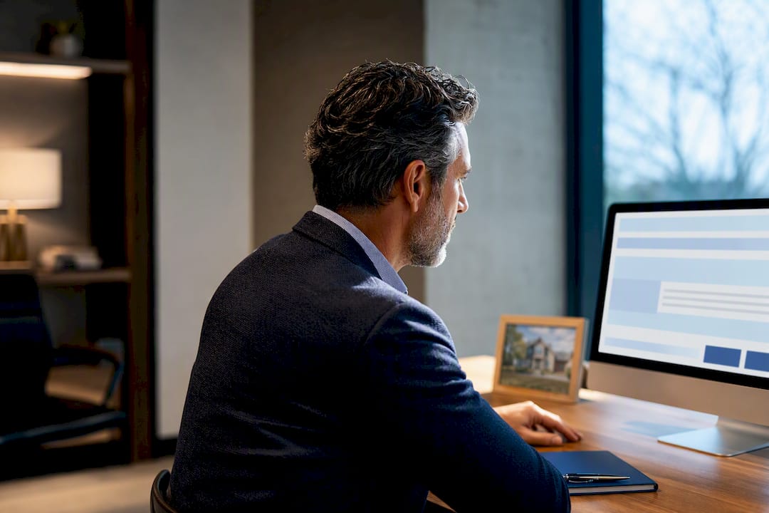 Agent reviewing expired listing email sequence