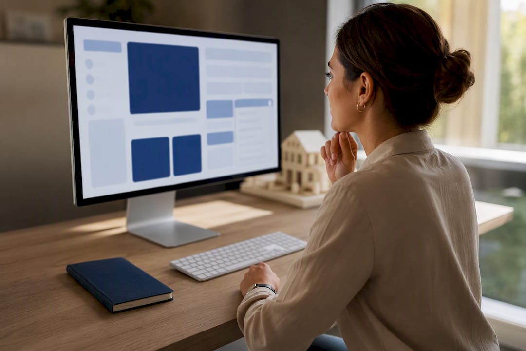 Agent reviewing housing ad campaign settings