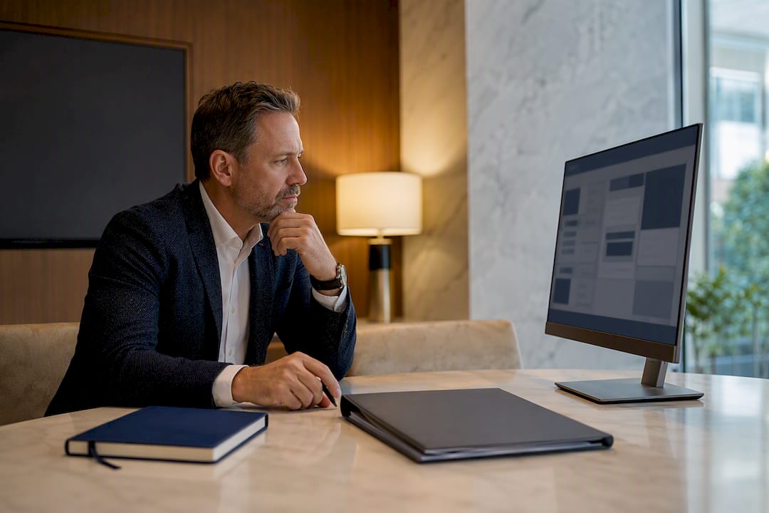 Agent reviewing housing ad compliance settings