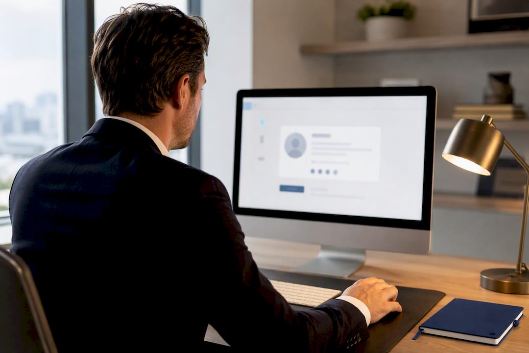 Agent reviewing an email signature preview