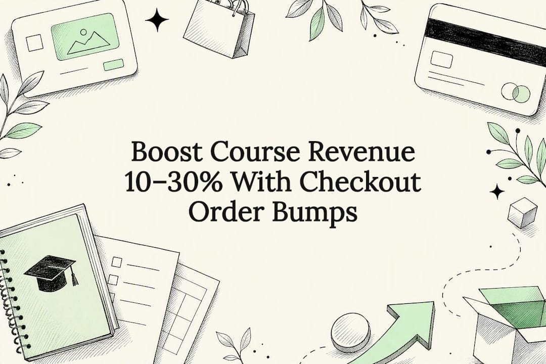 Decorative course order bump title card