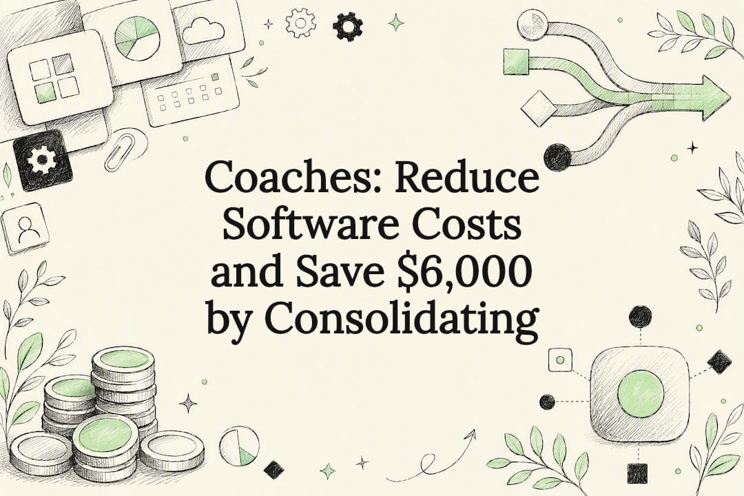 Decorative software consolidation title card