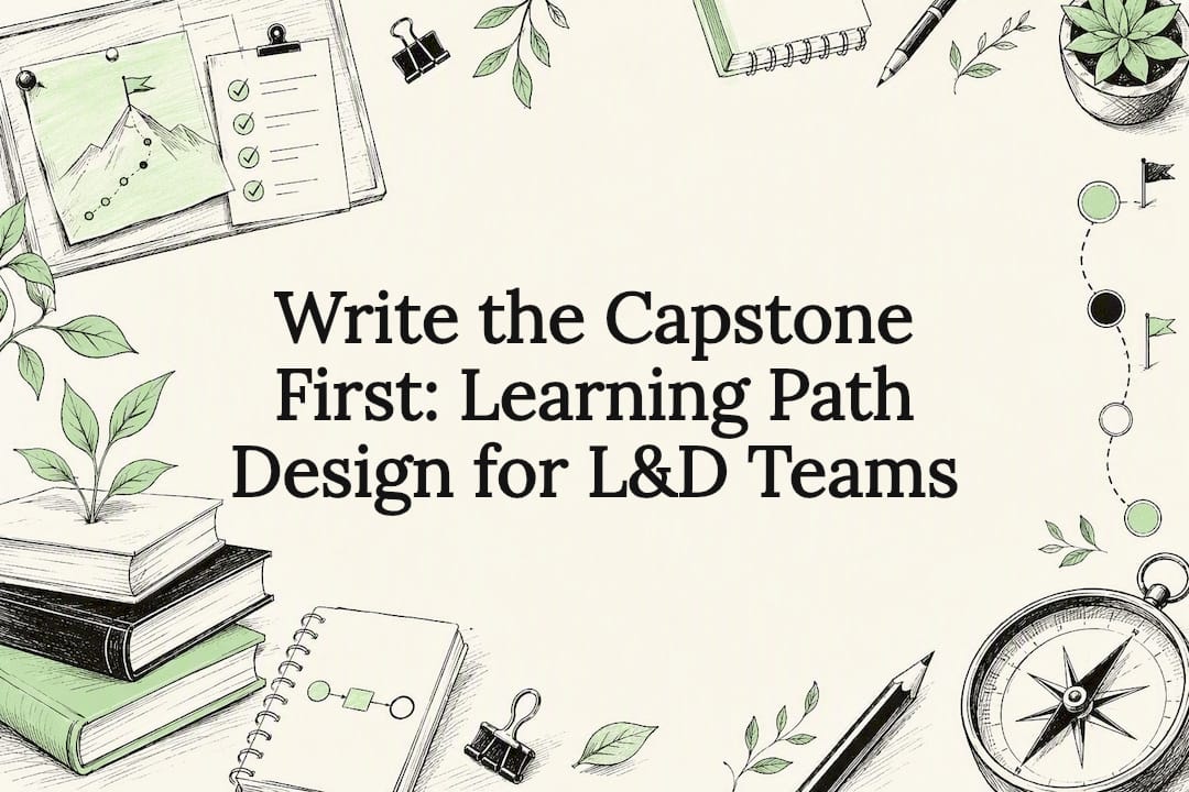 Decorative learning path title card illustration