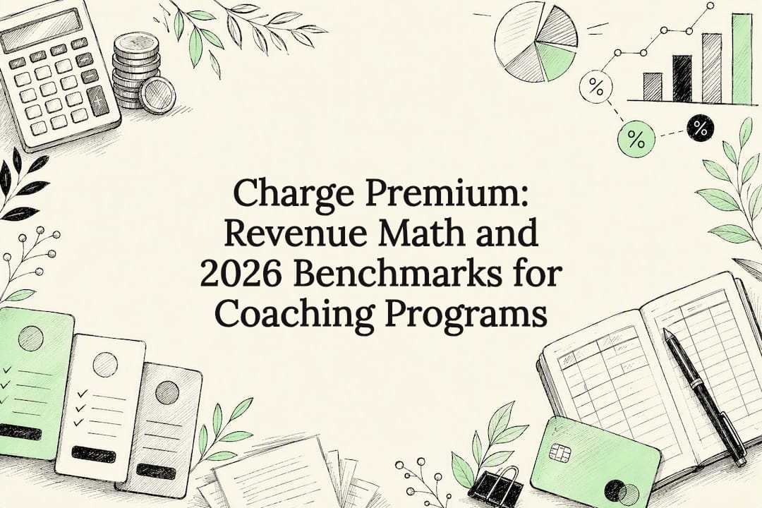 Decorative coaching pricing title card