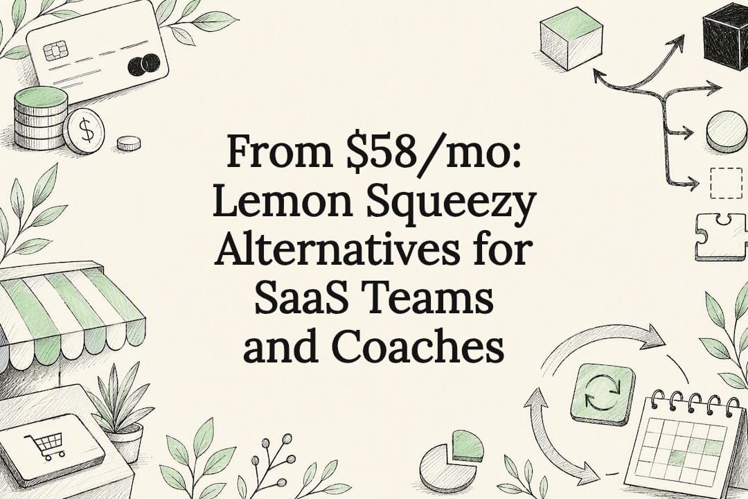 Decorative SaaS alternatives title card illustration