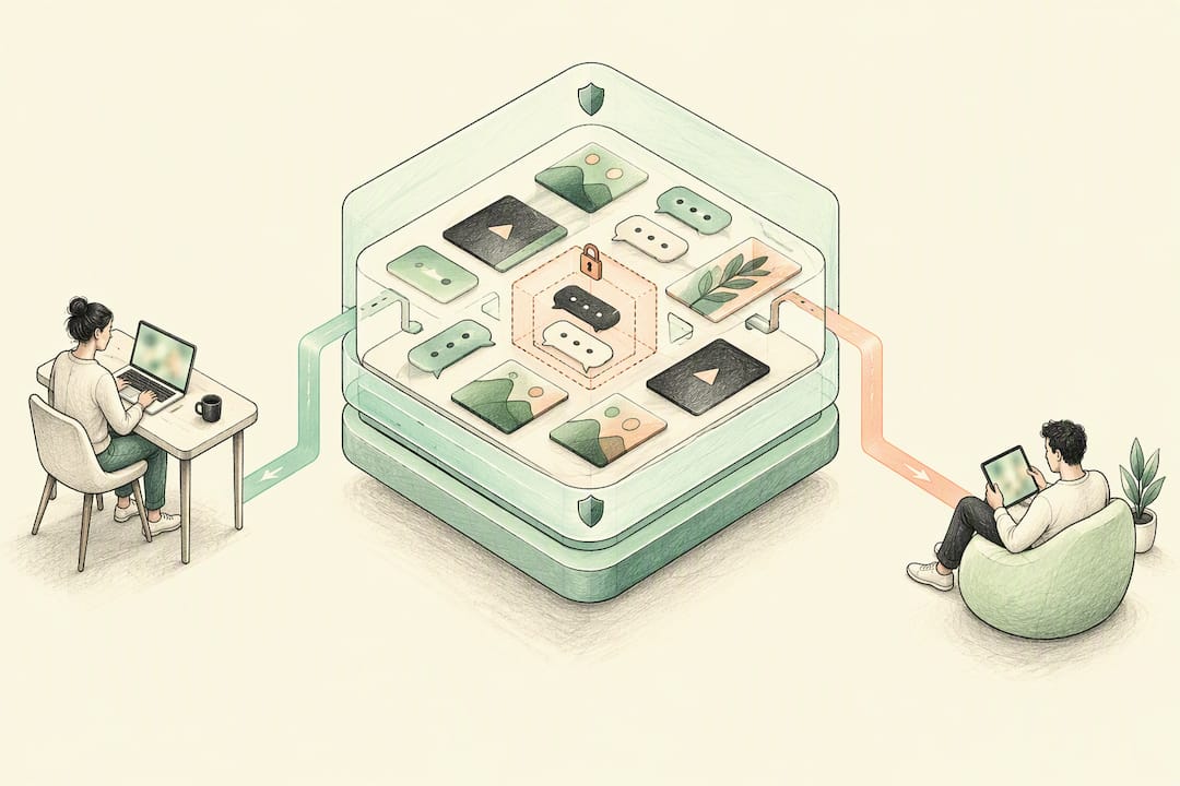Layered privacy structure for coaching data