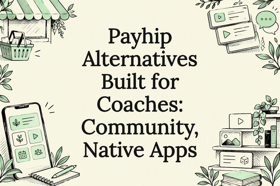 Decorative coaching platform alternatives title card