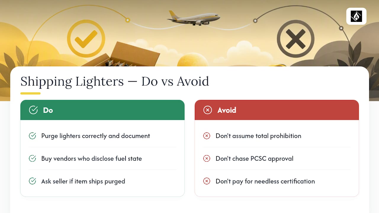 What Most Guides Get Wrong About Shipping Lighters — overview diagram