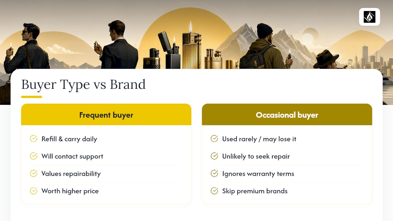 Why Buyer Type Matters More Than Brand Prestige — overview diagram