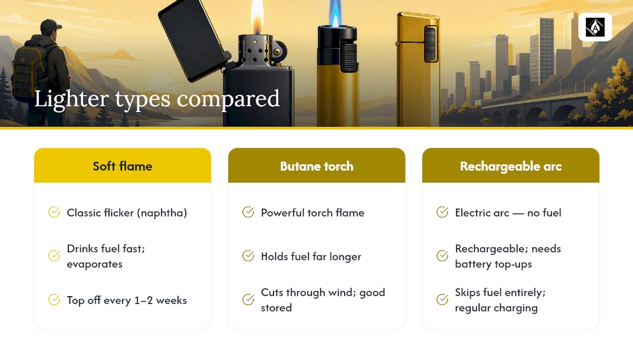 Comparison of soft flame torch and arc options