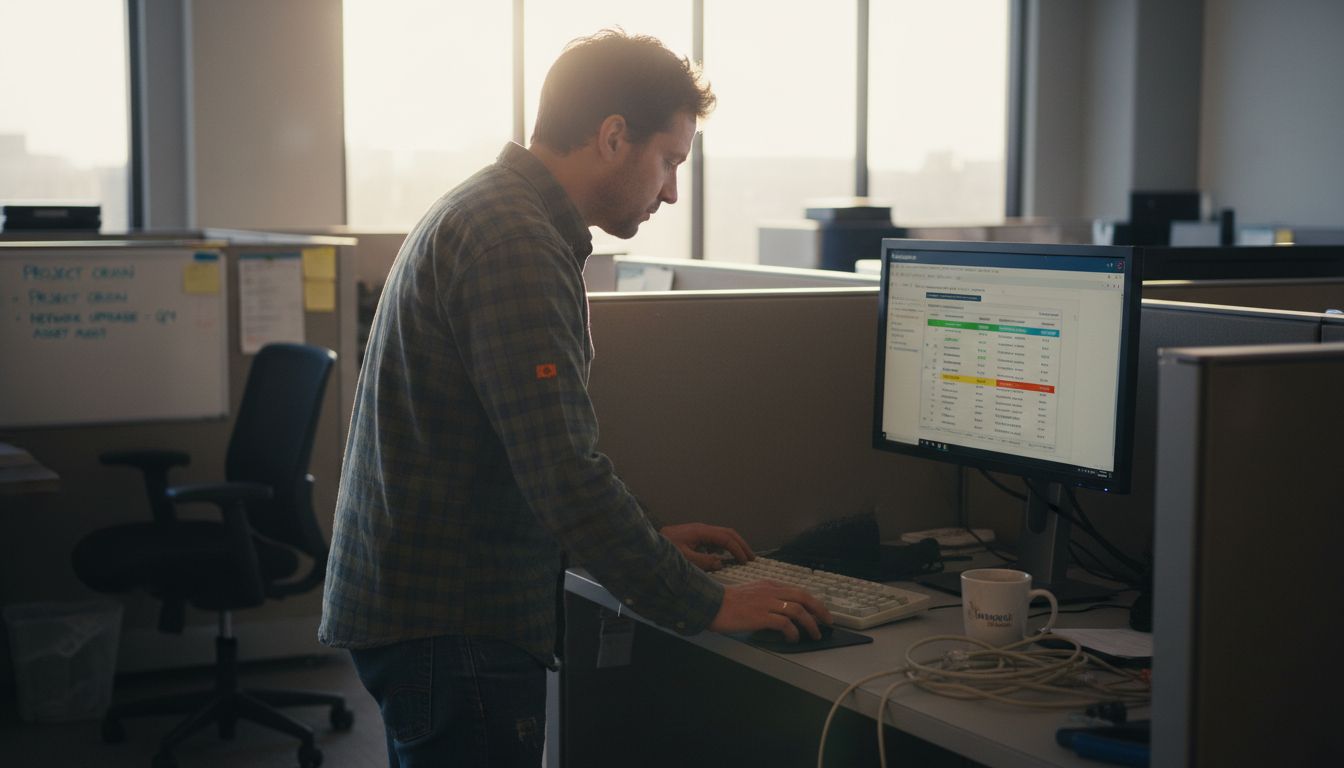 IT admin setting up ServiceNow workflows