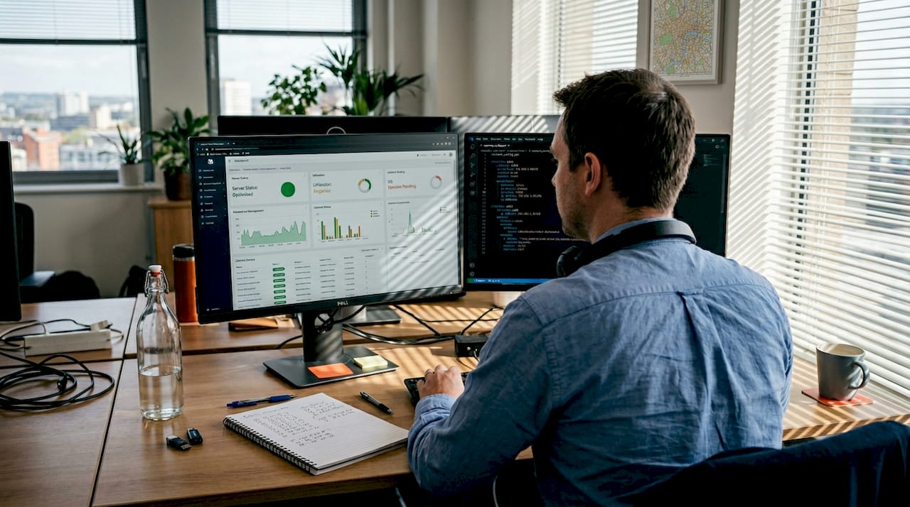 IT administrator automating device management