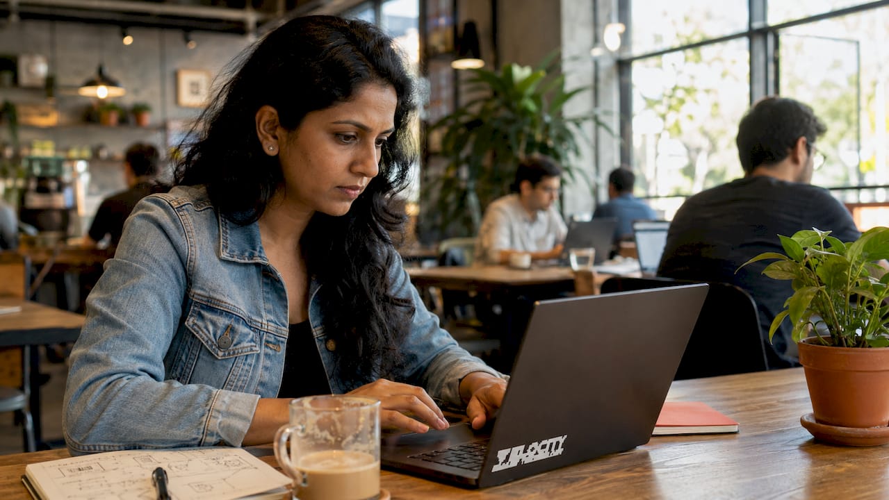 Engineer working on AI enterprise IT support
