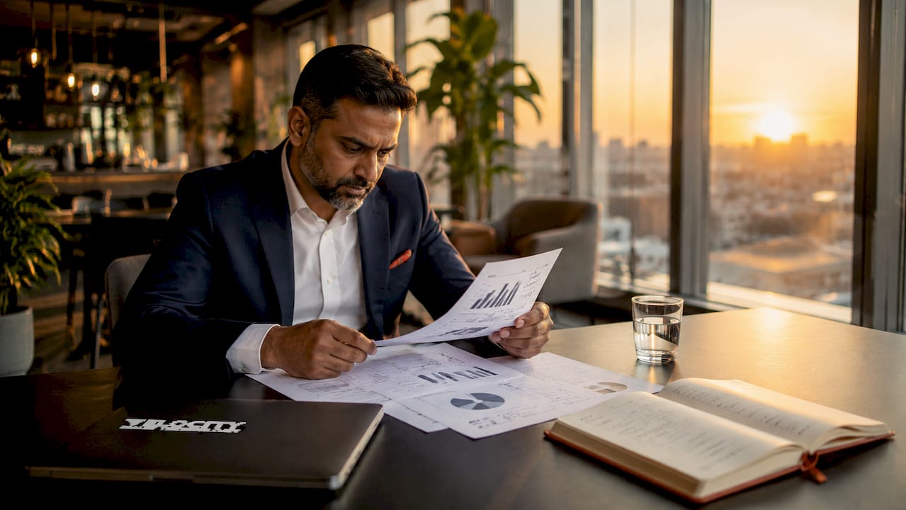 CIO reviewing IT automation ROI reports