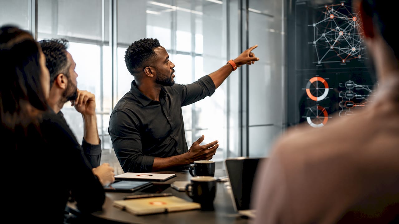 IT manager discussing cybersecurity budget