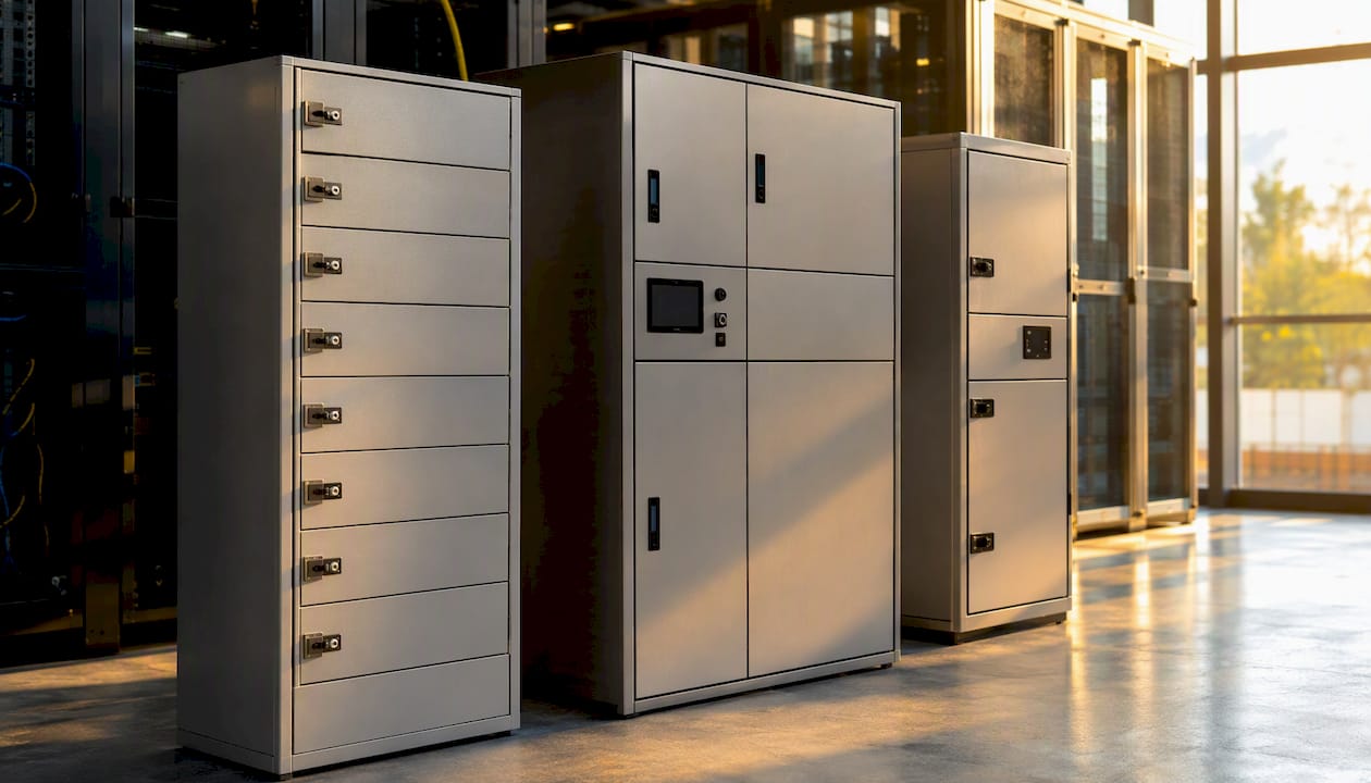 Variety of smart locker hardware edges
