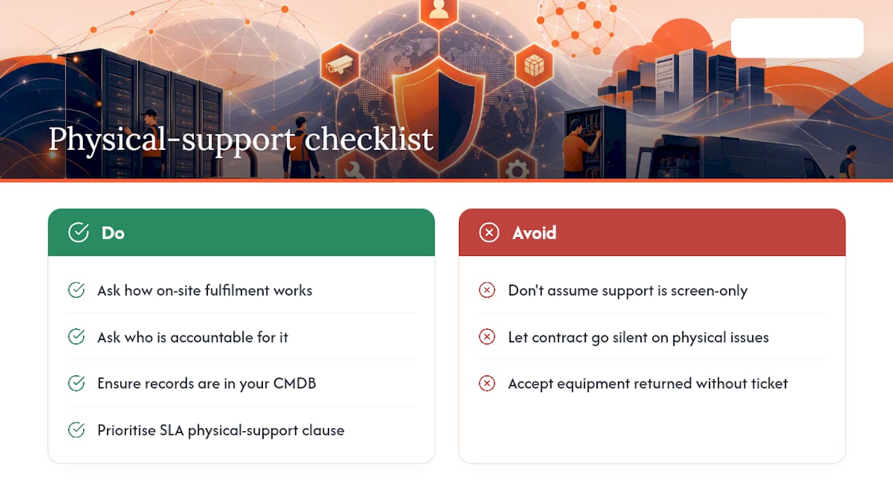 Bringing hardware handovers under the same accountability standard — overview diagram