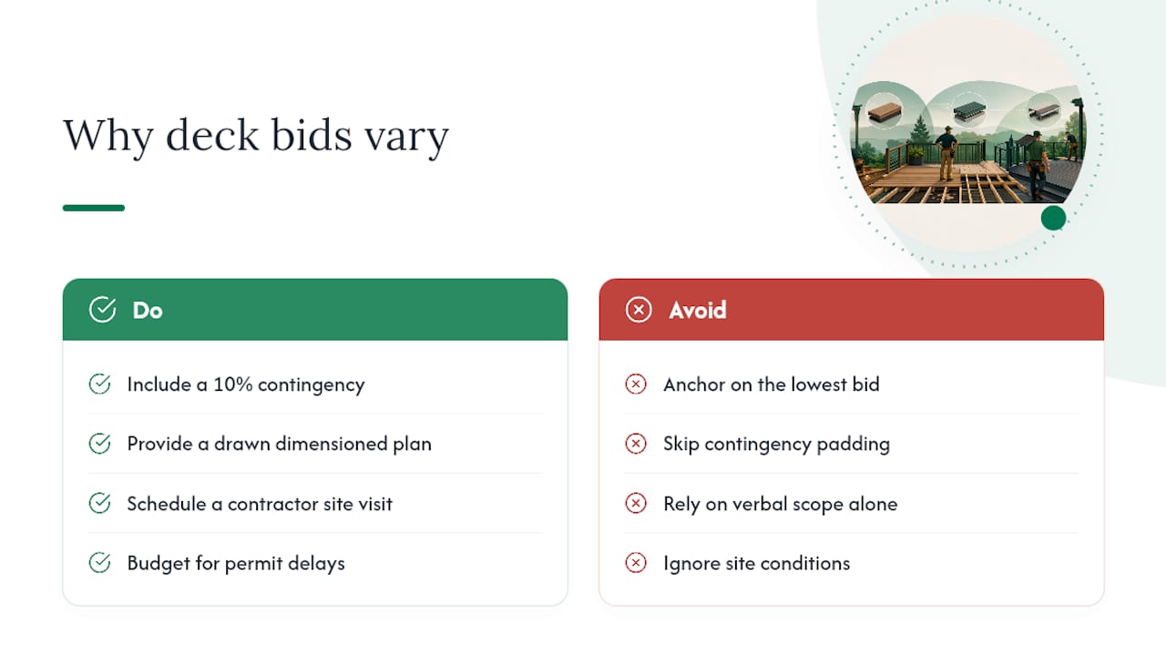 The Real Reason Deck Bids Vary So Much — overview diagram