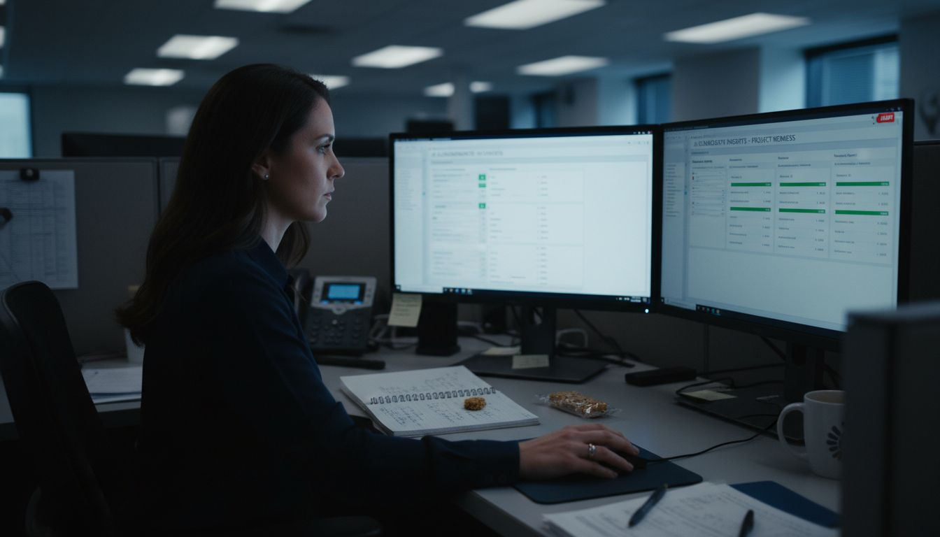 Recruiter using AI candidate screening software