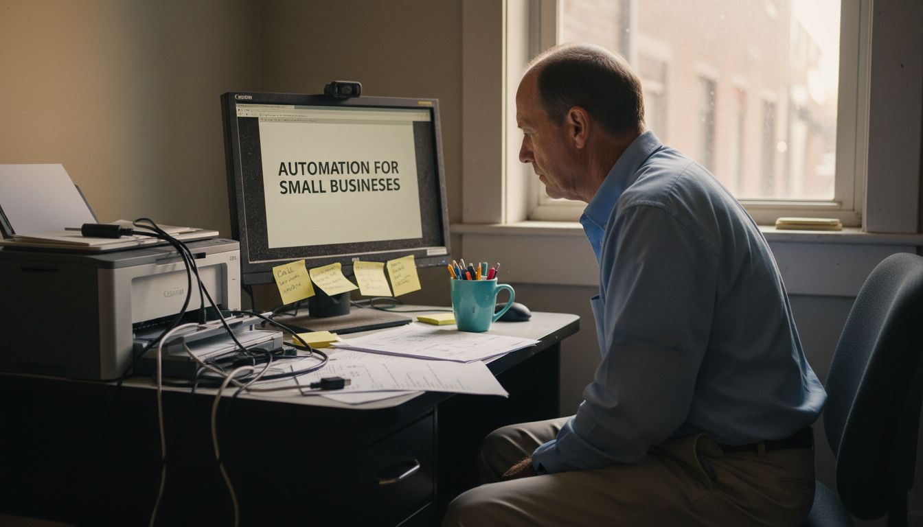 Marketing automation demo in small business setting