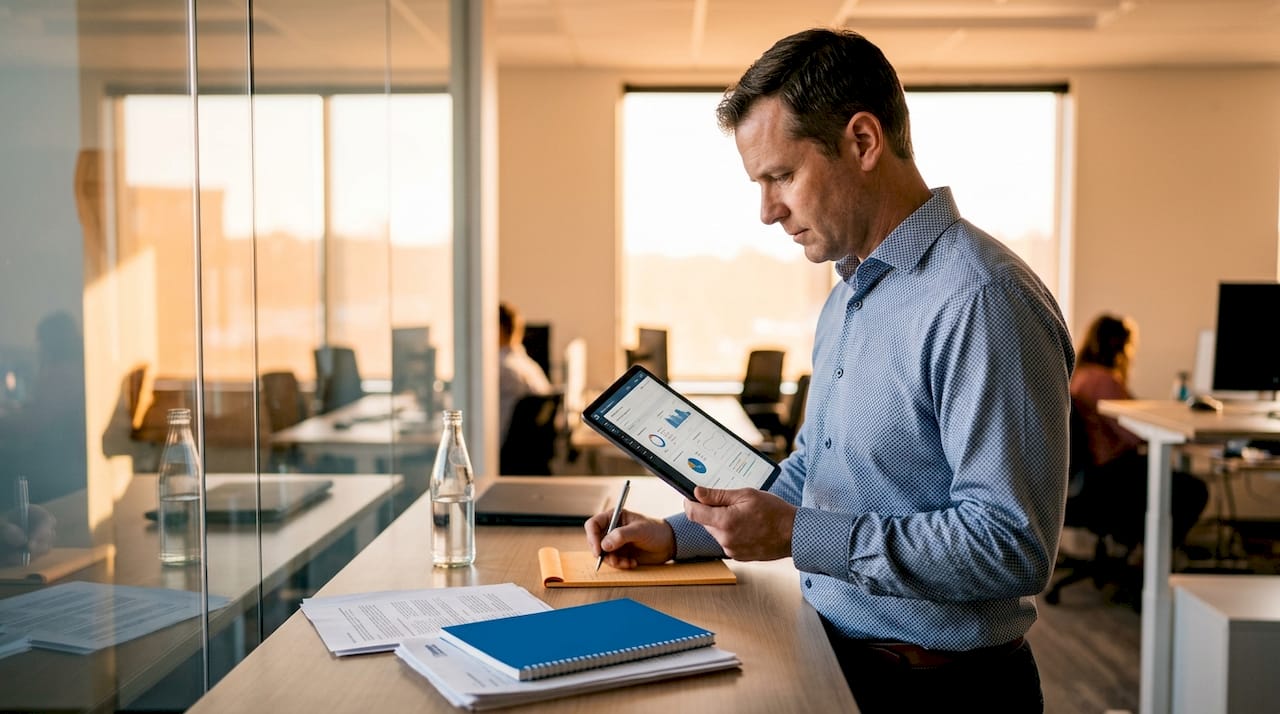 Manager tracks SMB marketing automation metrics