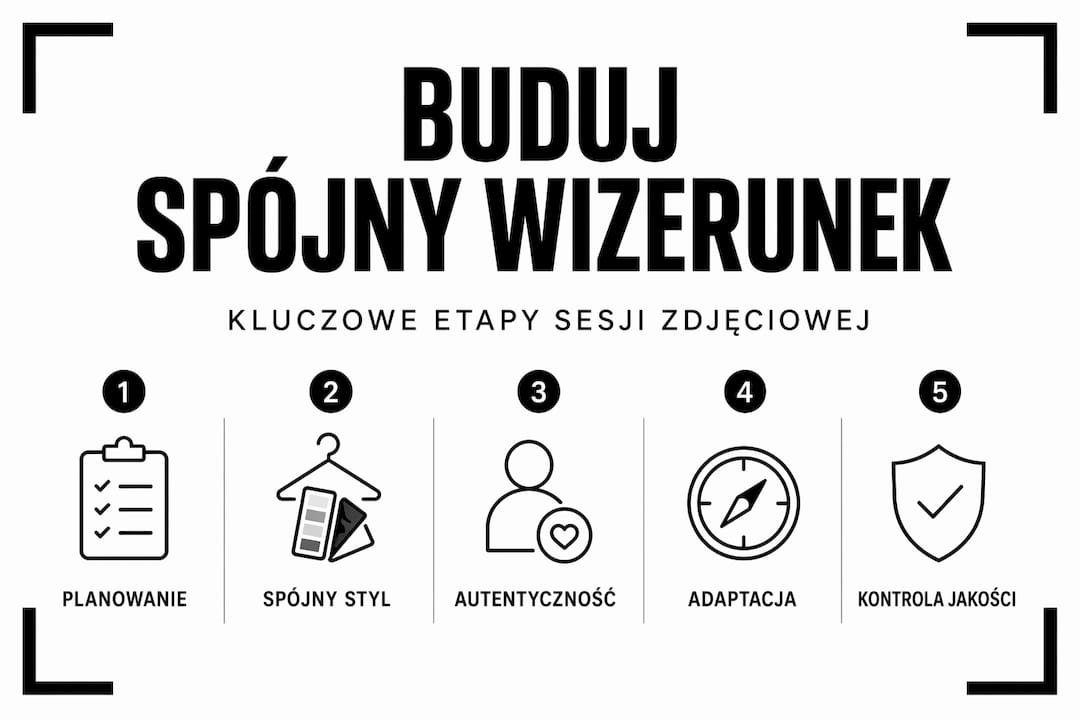 Infografika: Jak krok po kroku budować spójny wizerunek za pomocą zdjęć