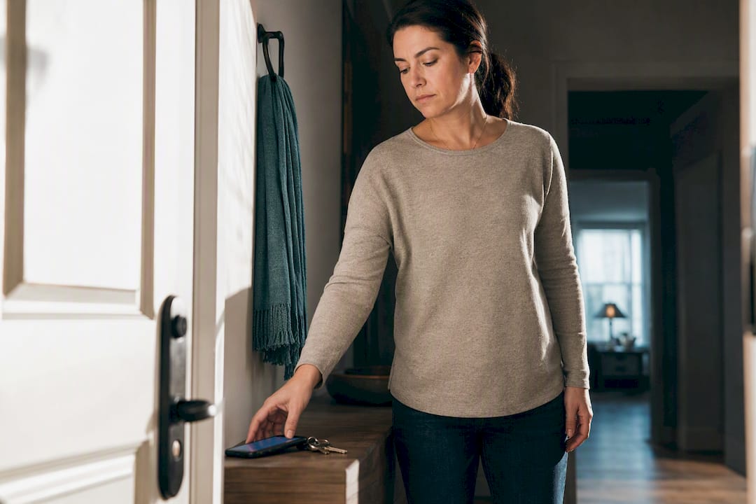 Person creating distance after leaving harmful relationship