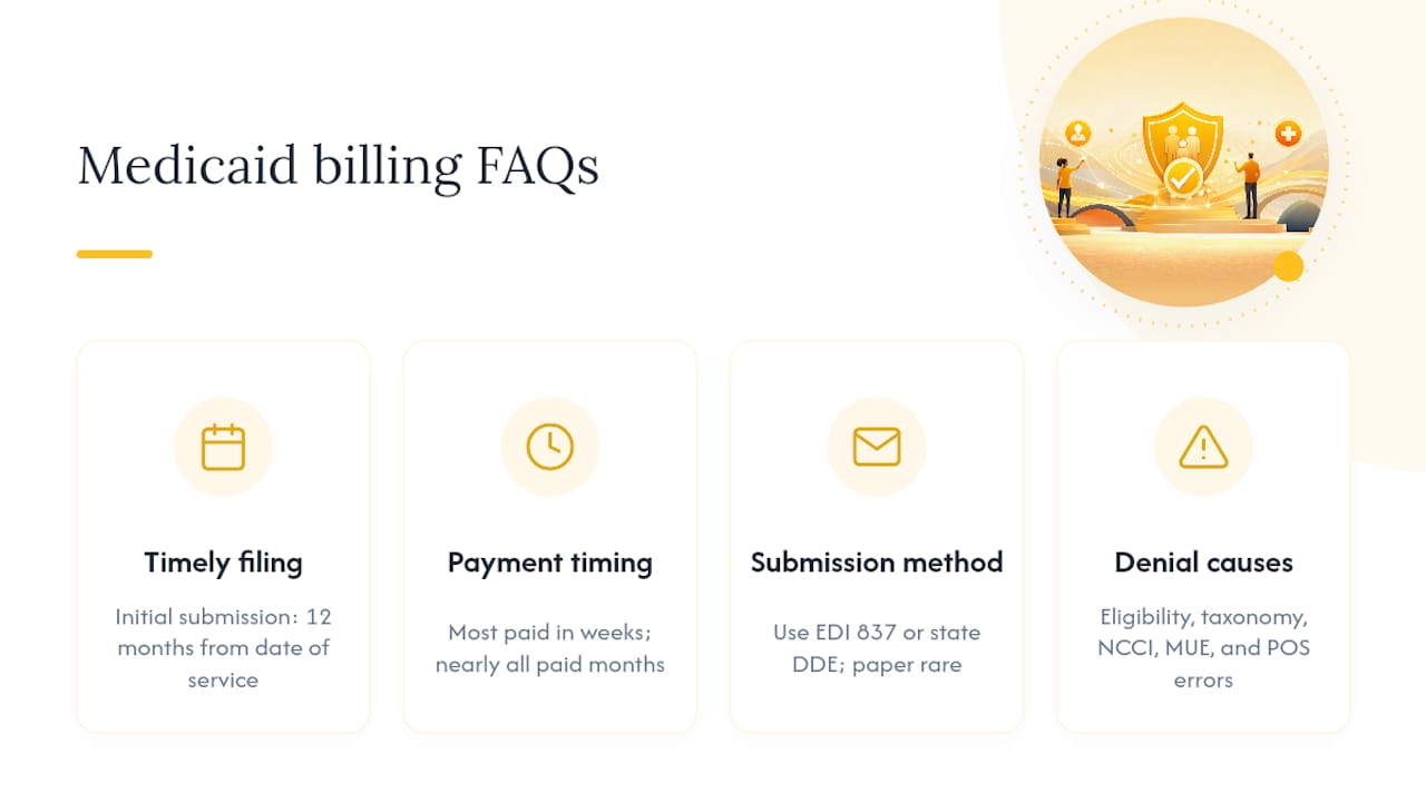 Frequently Asked Questions About Medicaid Billing — overview diagram