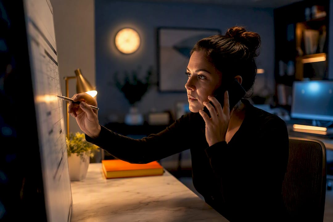 Coordinator handling an after-hours caregiver call-off