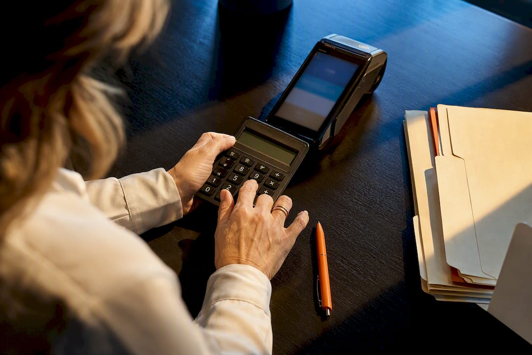 Owner reviewing private pay billing transaction