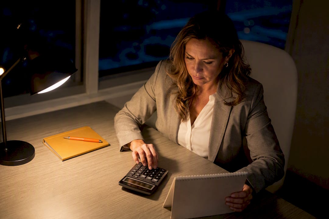 Owner calculating home care coverage costs