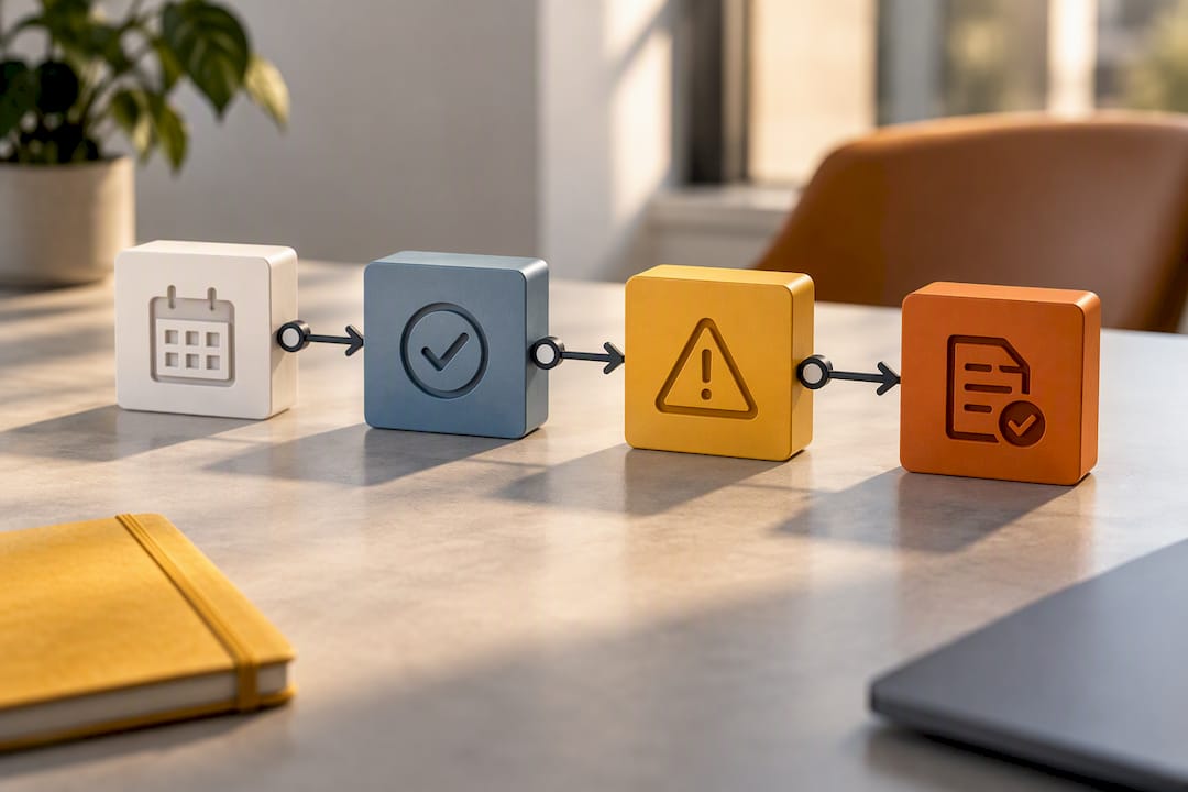 Missed visit audit chain illustration