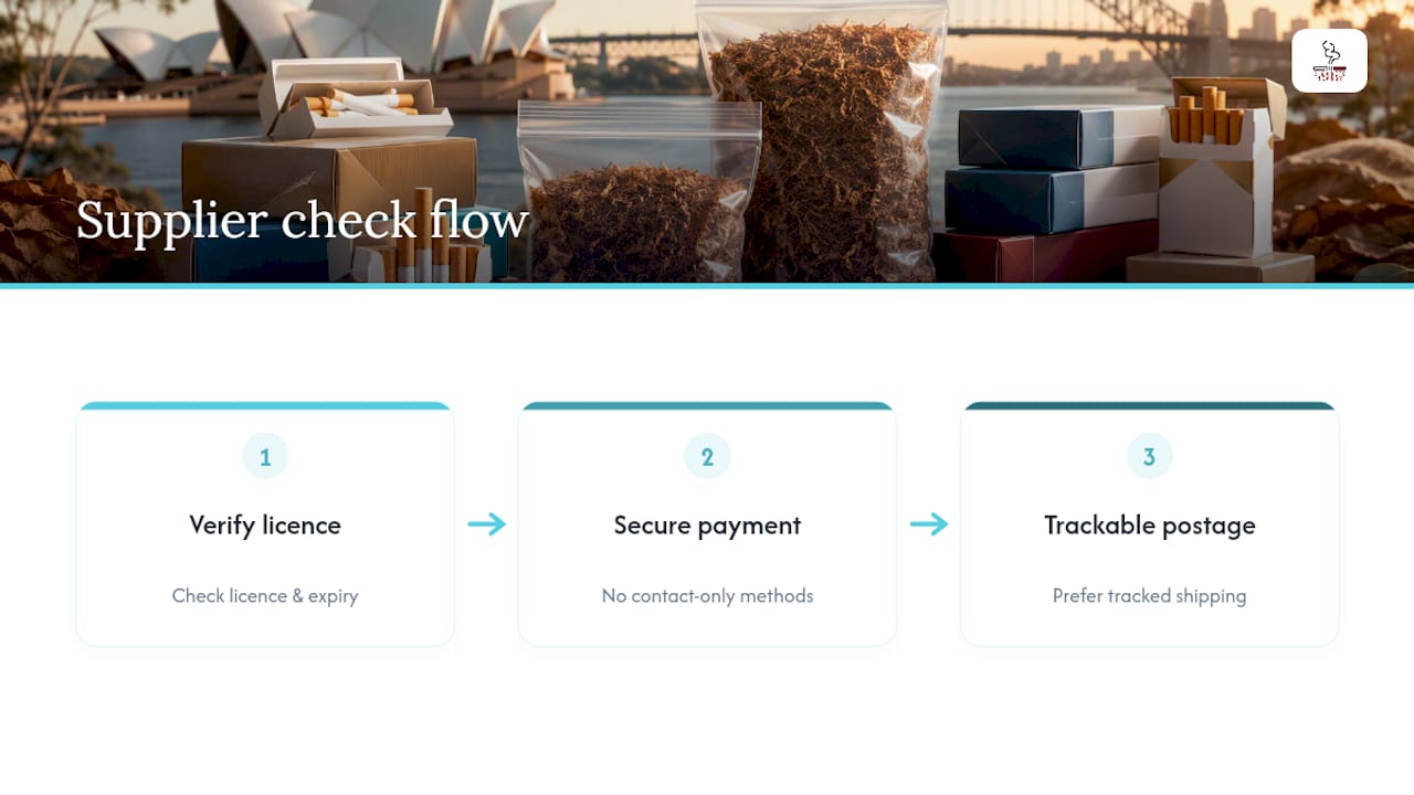 Three-step bulk supplier verification process