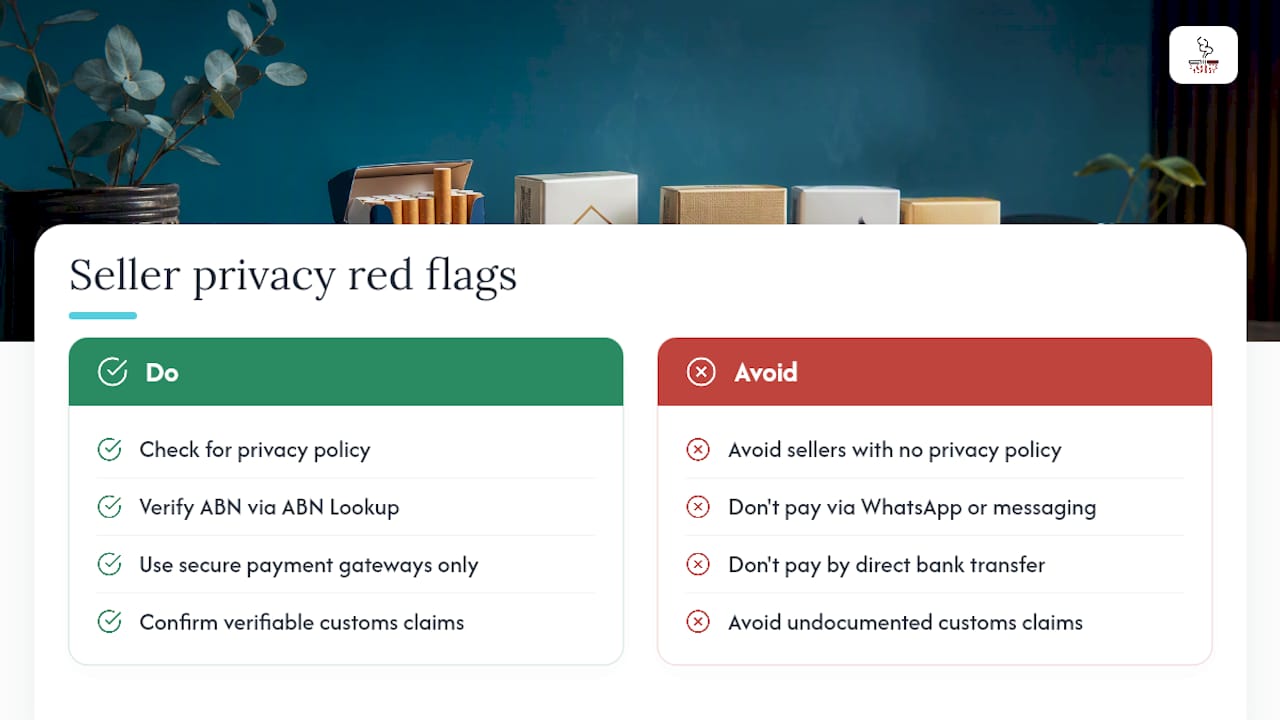 Which online sellers put your privacy at risk, and how do you spot them? — overview diagram