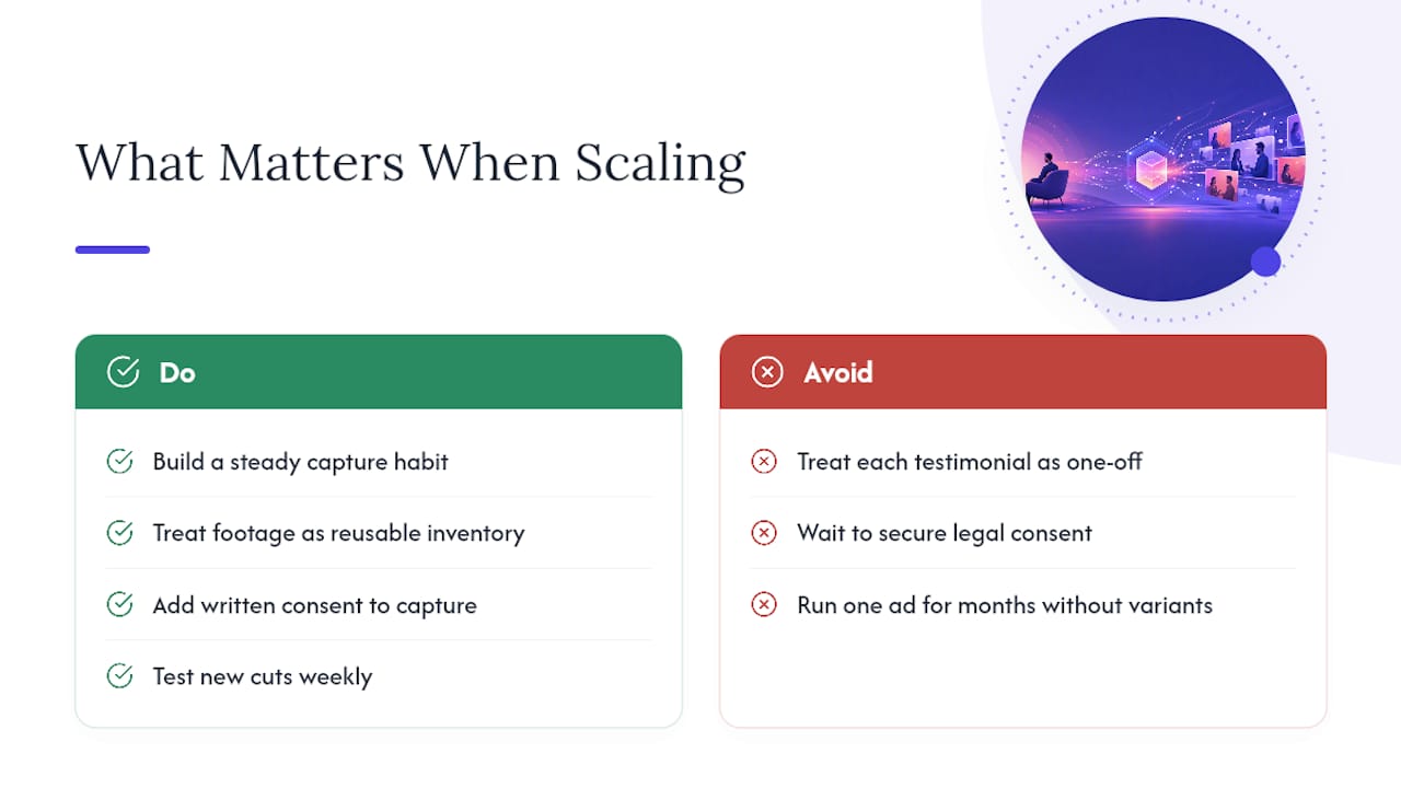 What Actually Matters When You're Scaling This Past One Campaign — overview diagram