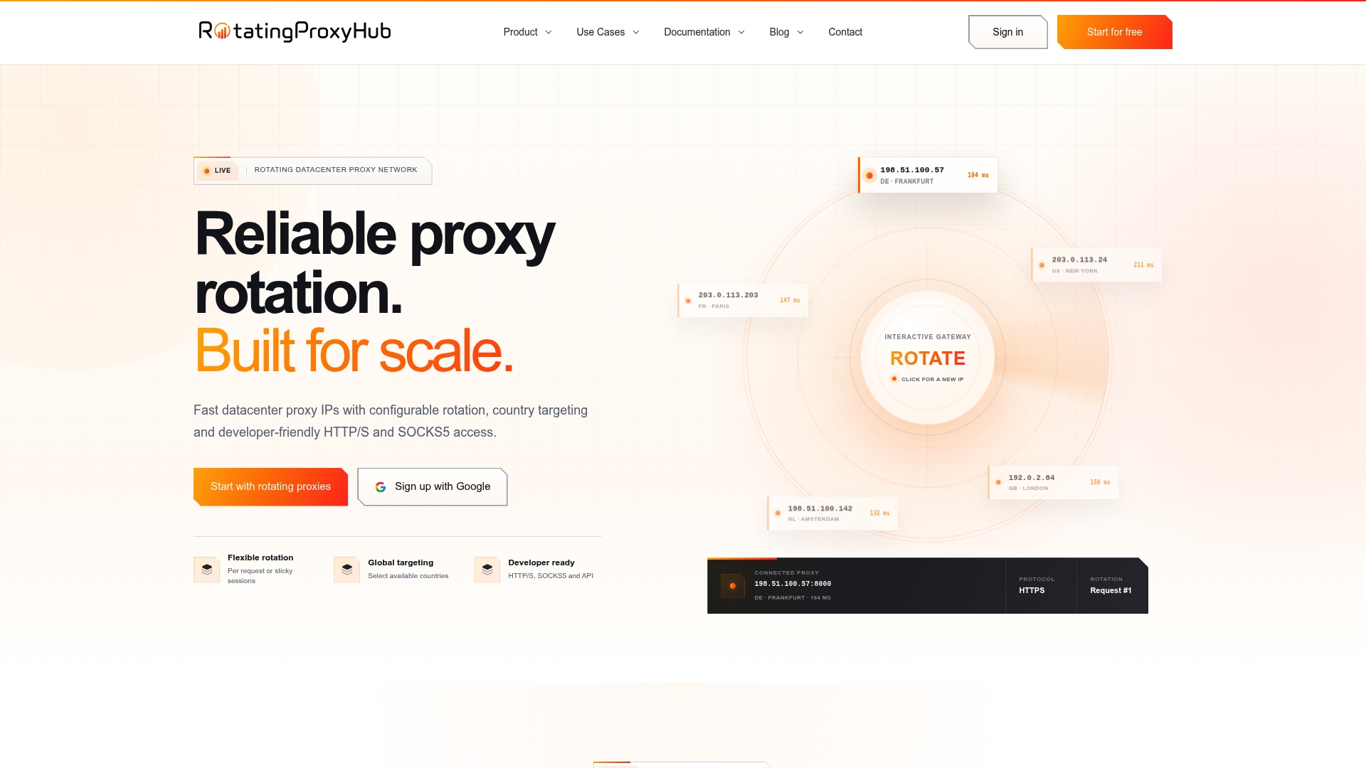 Rotatingproxyhub